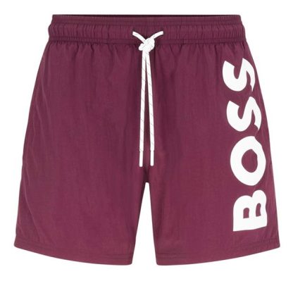 Boss Octopus Swim Shorts Men Swim Shorts Dark Purple 505 for sale