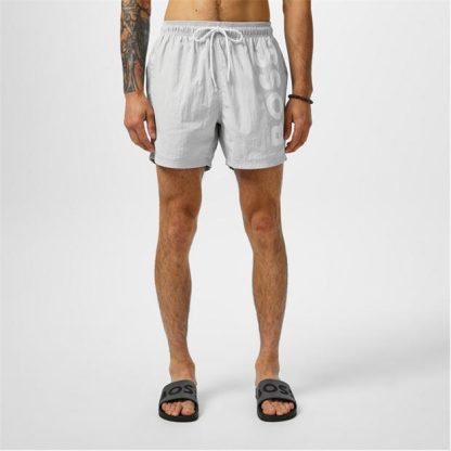 Boss Octopus Swim Shorts Men Swim Shorts Pastel Grey 057 for sale