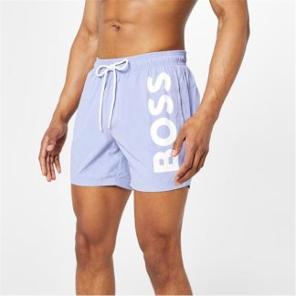 Boss Octopus Swim Shorts Men Swim Shorts PastelPurple538 for sale