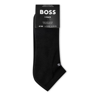 Boss Pack Trainer Socks Men Trainer Socks Black 001 for sale