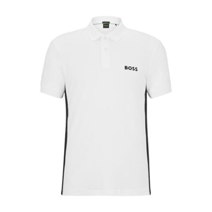 Boss Paddy Mirror Polo Shirt Men White 100  for sale