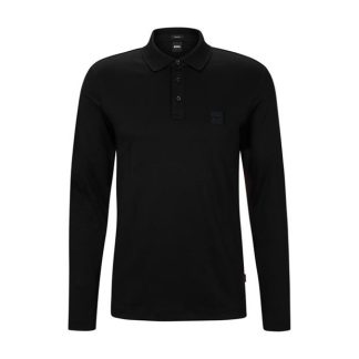 Boss Pado 08 10247296 01 Men Long Sleeve Polos Black 002 for sale