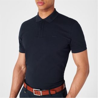 Boss Pallas Polo Shirt Men Short Sleeve Polos Navy 404 for sale