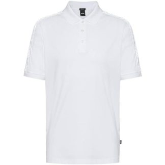 Boss Parlay 189 10203079 01 Men Short Sleeve Polos White 100 for sale