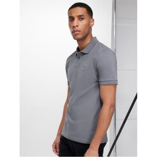 Boss Passenger PiquÉ Polo Top Men Short Sleeve Polos Charcoal 029 for sale