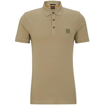 Boss Passenger Polo Shirt Men Short Sleeve Polos Lt Green 336 for sale