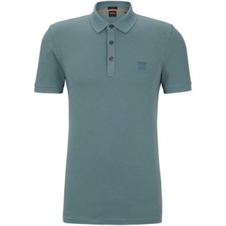 Boss Passenger Polo Shirt Men Short Sleeve Polos Open Green 375 for sale