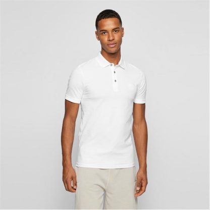 Boss Passenger Polo Shirt Men Short Sleeve Polos White 100 for sale