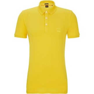 Boss Passenger Polo Shirt Men Short Sleeve Polos Yellow 740 for sale