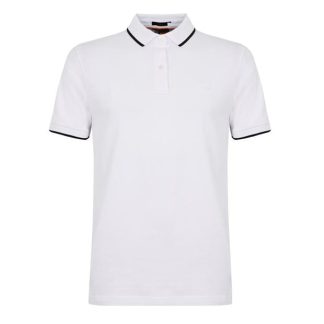 Boss Passertip Slim Fit Polo Top Men White  for sale