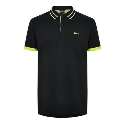 Boss Peos 1 Short Sleeve Polo Men Short Sleeve Polos Black 003 for sale