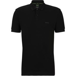 Boss Pio 1 10256488 01 Men Short Sleeve Polos Black 001 for sale