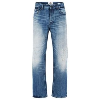 Boss Relaxed Straight Fit Jeans Men Bright Blue 431  for sale