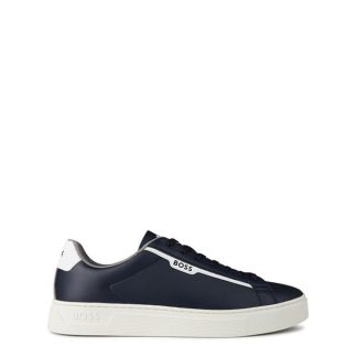 Boss Rhys Cupsole Trainer Men Court Trainers Navy 401 for sale