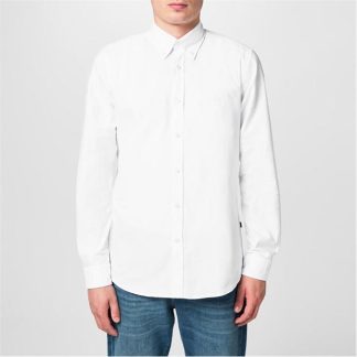 Boss Rickert Long Sleeve Shirt Men Oxford Shirt - Long Sleeve White 100 for sale