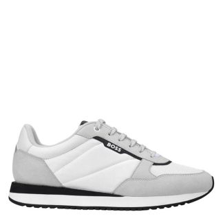 Boss Runner Style Trainer Men Low Trainers White/Gry 120 for sale