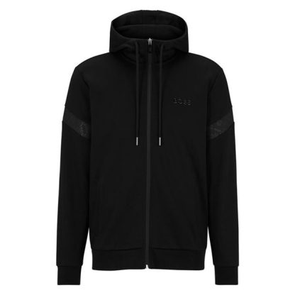 Boss Saggy Mirror Hoodie Men Black 001  for sale