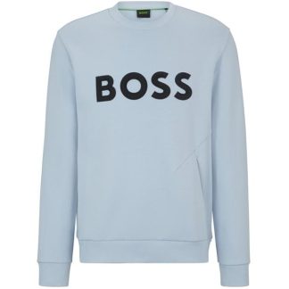 Boss Salbo 1 10254681 01 Men Crew Sweaters Purple 527 for sale