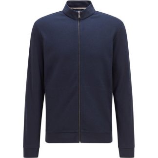 Boss Skiles Full Zip Sweatshirt Men Navy 404  for sale