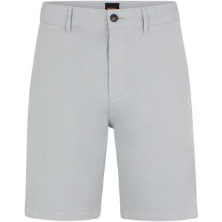 Boss Slim Fit Chino Shorts Men Chino Shorts Pas Grey 050 for sale