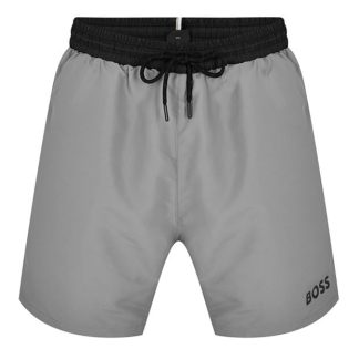 Boss Starfish Swim Shorts Men Swim Shorts Grey/Blk 010 for sale