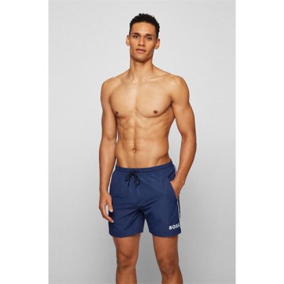 Boss Starfish Swim Shorts Men Swim Shorts Navy 413 for sale