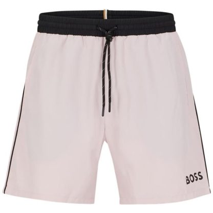 Boss Starfish Swim Shorts Men Swim Shorts Pstl Pink 680 for sale