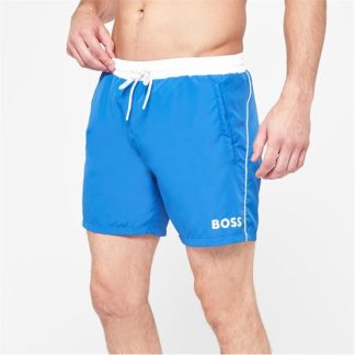 Boss Starfish Swim Shorts Men Swim Shorts Royal Blue 490 for sale