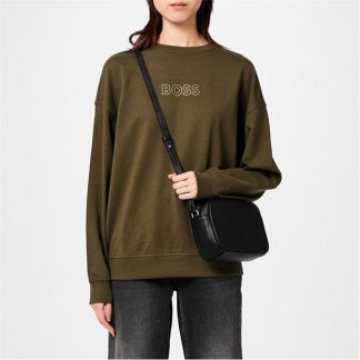 Boss Sweatshirt Women Dark Green 306  for sale