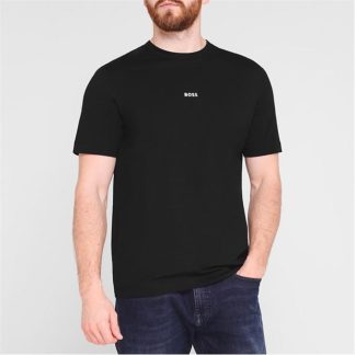 Boss T Chup T-Shirt Men Oversized T-Shirts Black 001 for sale