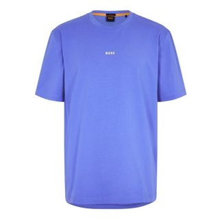 Boss T Chup T-Shirt Men Oversized T-Shirts Bright Purple for sale