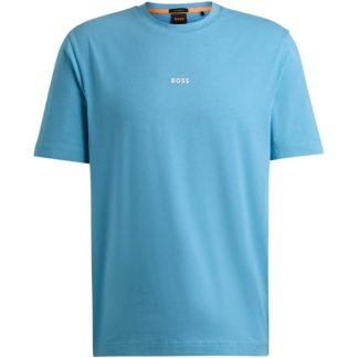 Boss T Chup T-Shirt Men Oversized T-Shirts Open Blue 486 for sale