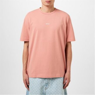 Boss T Chup T-Shirt Men Oversized T-Shirts Open Pink 695 for sale