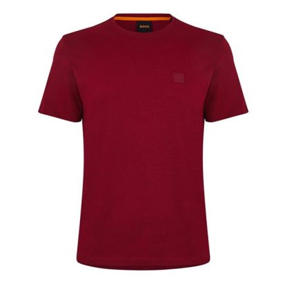 Boss Tales T-shirt Men Regular Fit T-Shirts Open Red 647 for sale