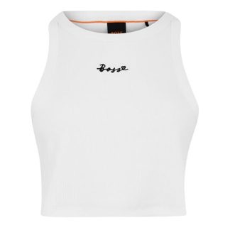 Boss Tank Top Women Crop Vests White 100 for sale