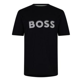 Boss Teeos 1 10256045 01 Men Regular Fit T-Shirts Black 001 for sale