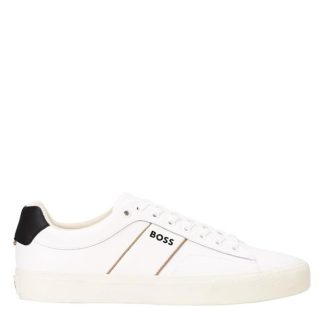 Boss Tennis Shoes Men Low Trainers Open White 120 for sale