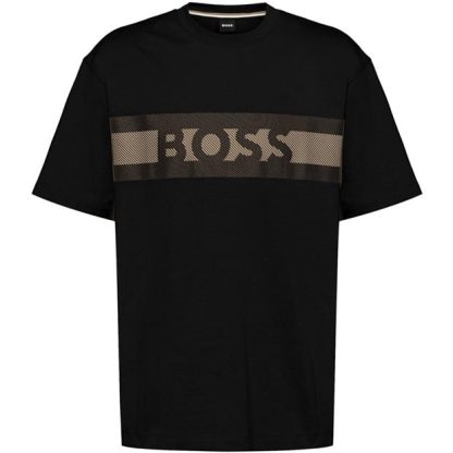 Boss Tessin 08 10249782 01 Men Regular Fit T-Shirts Black 001 for sale