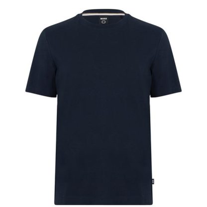 Boss Thompson 02 T Shirt Men Regular Fit T-Shirts Navy 404 for sale