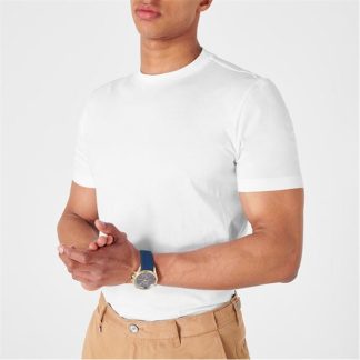 Boss Thompson 02 T Shirt Men Regular Fit T-Shirts White 100 for sale