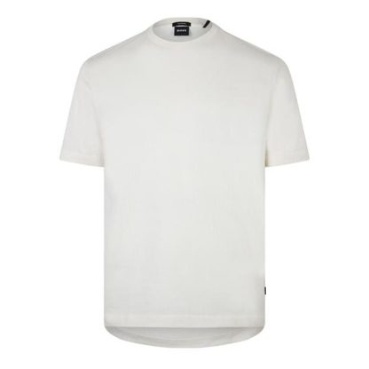 Boss Tiburt 349 T Shirt Men Regular Fit T-Shirts Open White 131 for sale