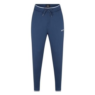 Boss Tracksuit Pants 10166548 21 Men Closed Hem Fleece Jogging Bottoms Blue 475 for sale