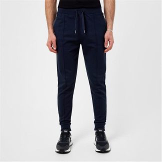 Boss Tracksuit Pants 10166548 24 Men Closed Hem Fleece Jogging Bottoms Dark Blue 403 for sale