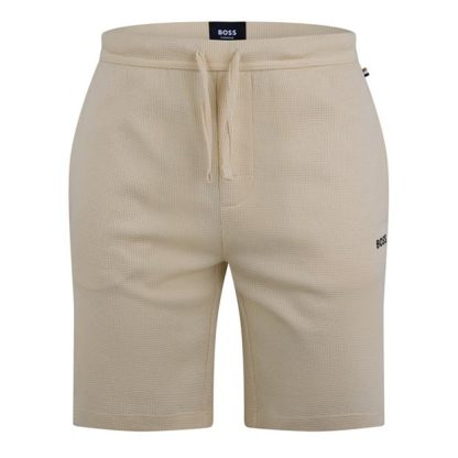 Boss Waffle Shorts Men Pyjama Bottoms Ecru 131 for sale