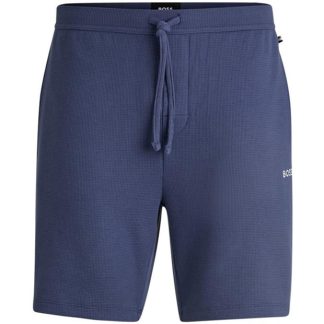 Boss Waffle Shorts Men Pyjama Bottoms Navy 412 for sale