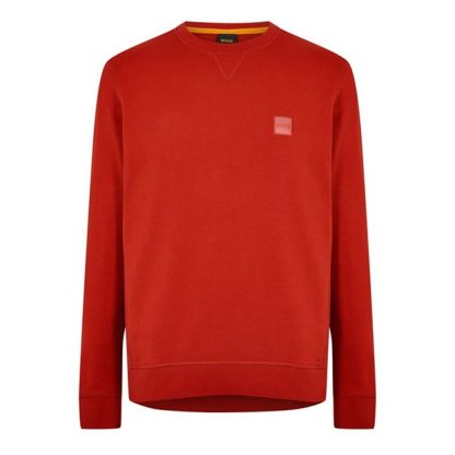 Boss Westart Crew Sweater Men Red 624  for sale