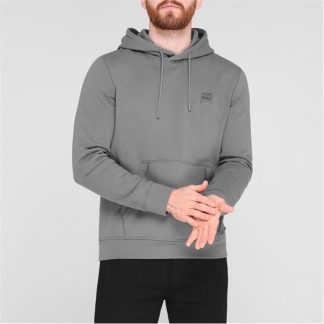 Boss Wetalk Logo Patch Hoodie Men OTH Hoodies Charcoal 029 for sale