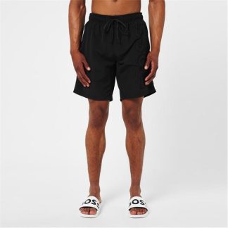 Boss Whale Swim Shorts Men Swim Shorts Black 001 for sale