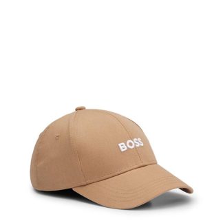 Boss Zed Cotton logo cap Men Baseball Caps Beige 260 for sale