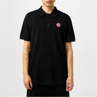 CANADA GOOSE Beckley Polo Men Short Sleeve Polos Black 61 for sale